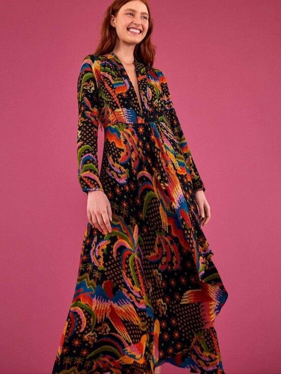 FARM Rio Dresses & Skirts - NWT FARM RIO | $200 Macaw Island Midi Dress